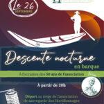 Descente nocturne en barque
